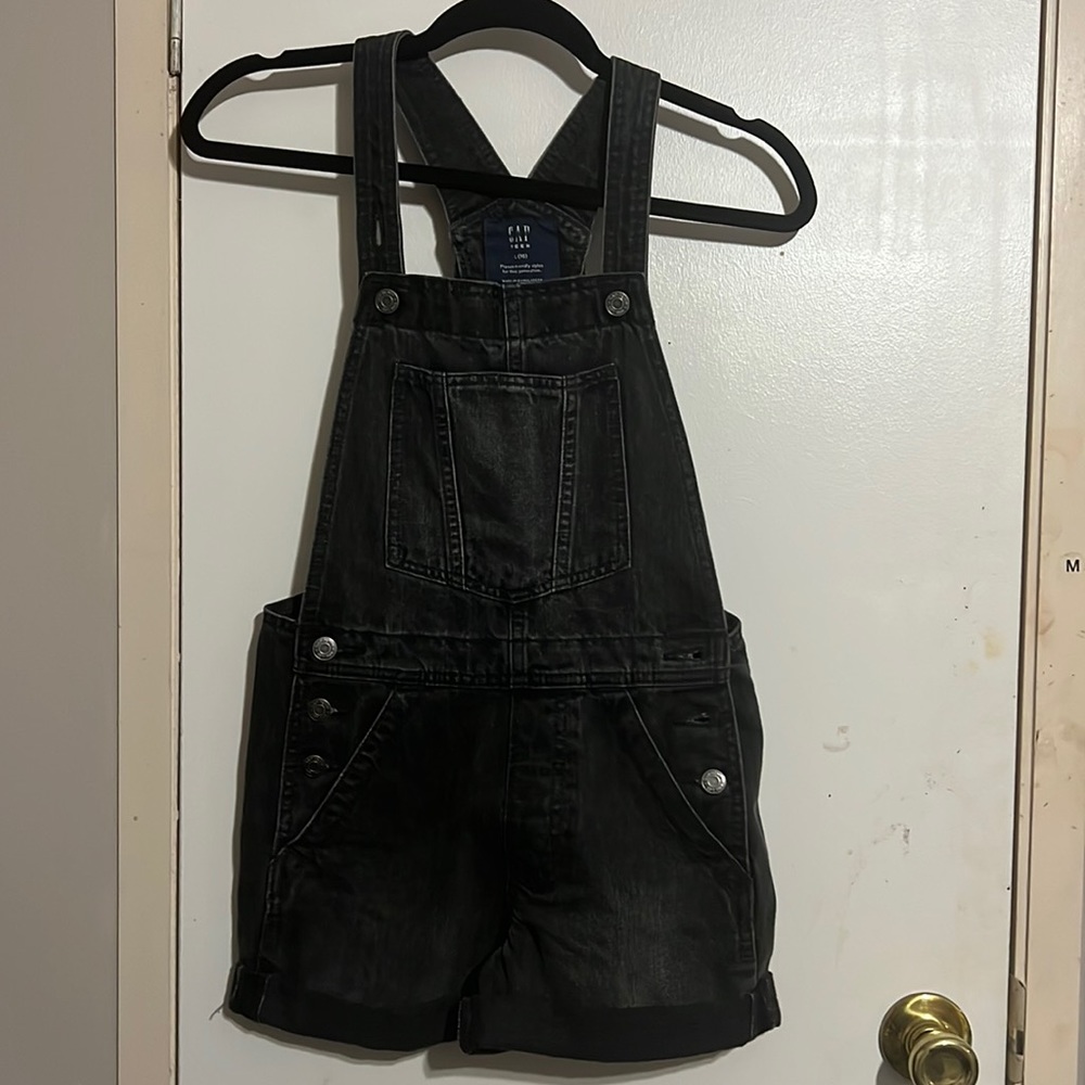Gap Teen Denim Shortalls with Washwell